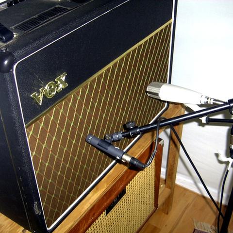 guitar microphone setup